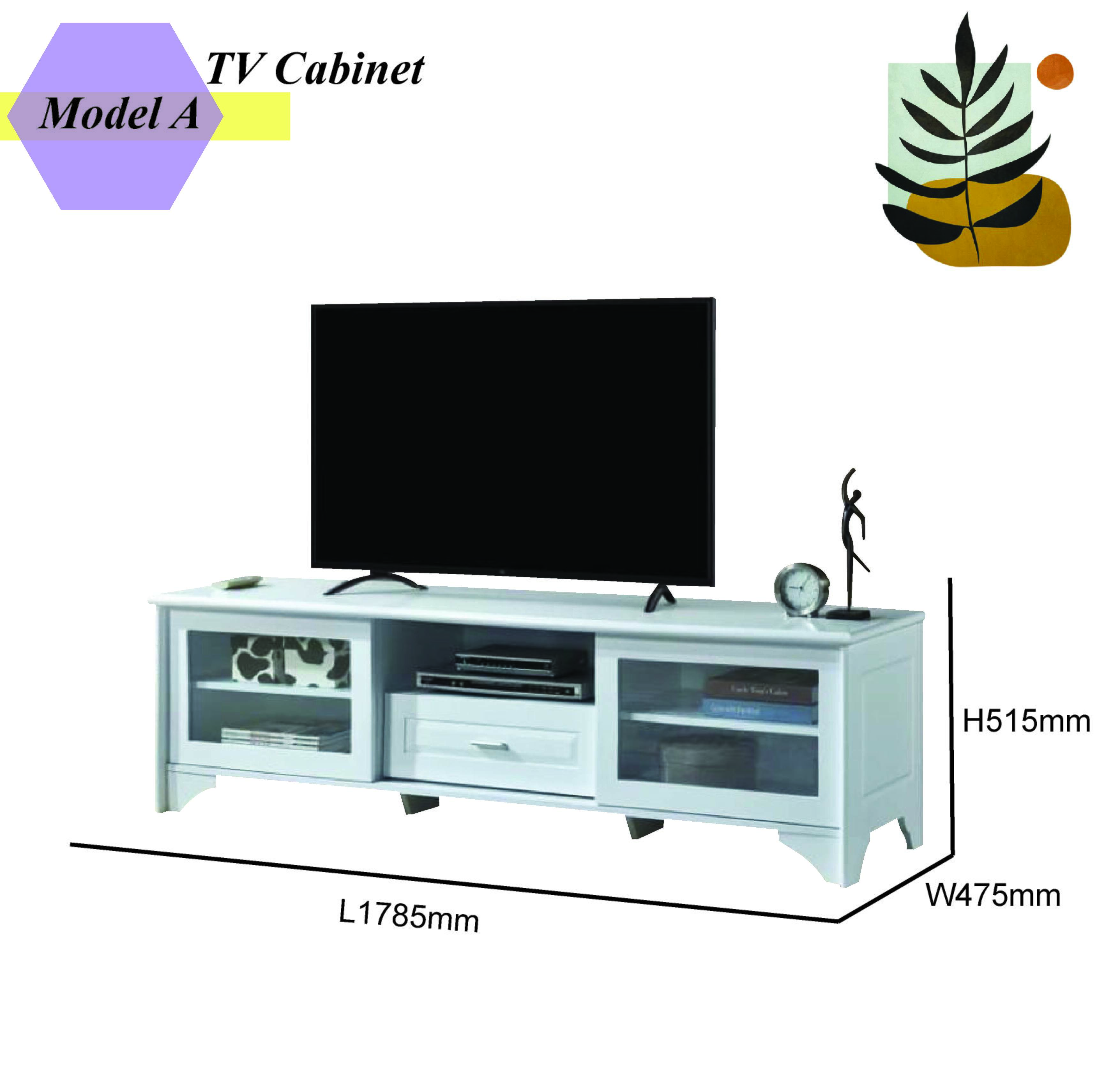 TV 6'FT / HALL / MEDIA STORAGE / TV RACK / TV
