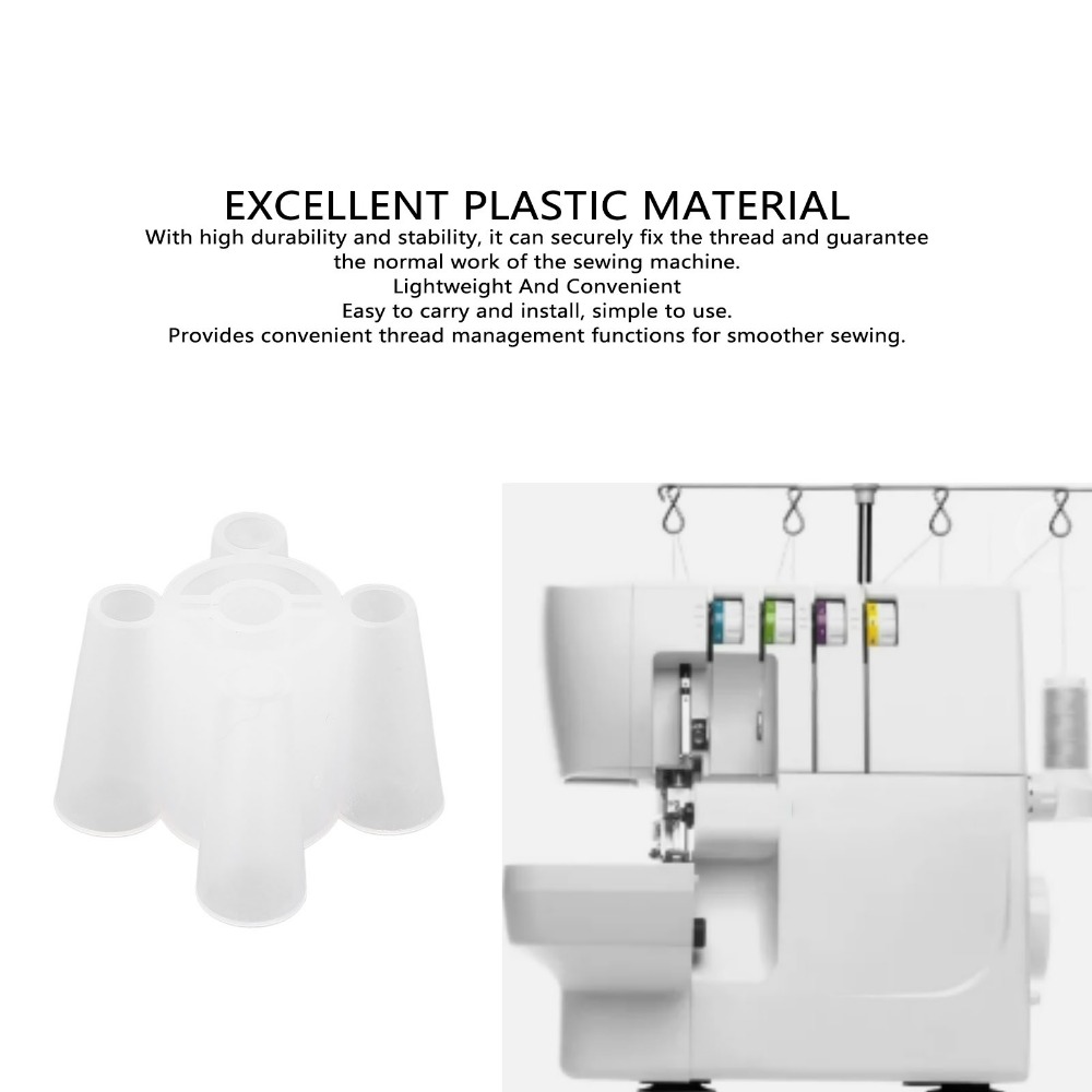 Sewing%20Machine%20Accessory%20Plastic%20Sewing%20Machine%20Thread%20Adapter%20Clear%20Thread%20Adapters%20Cone%20Thread%20Adapter%20White%20Serger%20Spool%20Holder%20Professional%20Sewing%20-%20Image%204