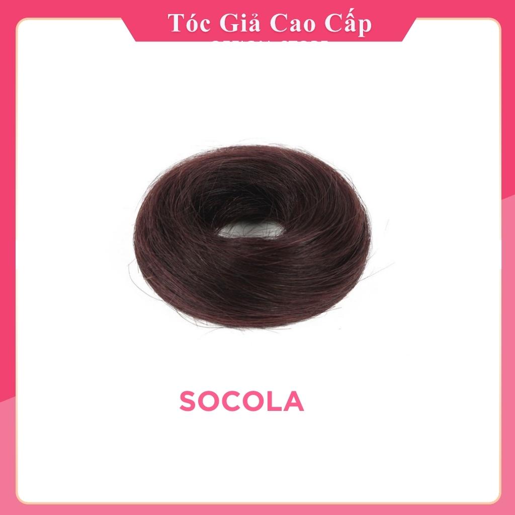 Tóc giả búi nữ đẹp😍FREESHIP😍 búi cột thẳng tóc giả, giá 1 cái