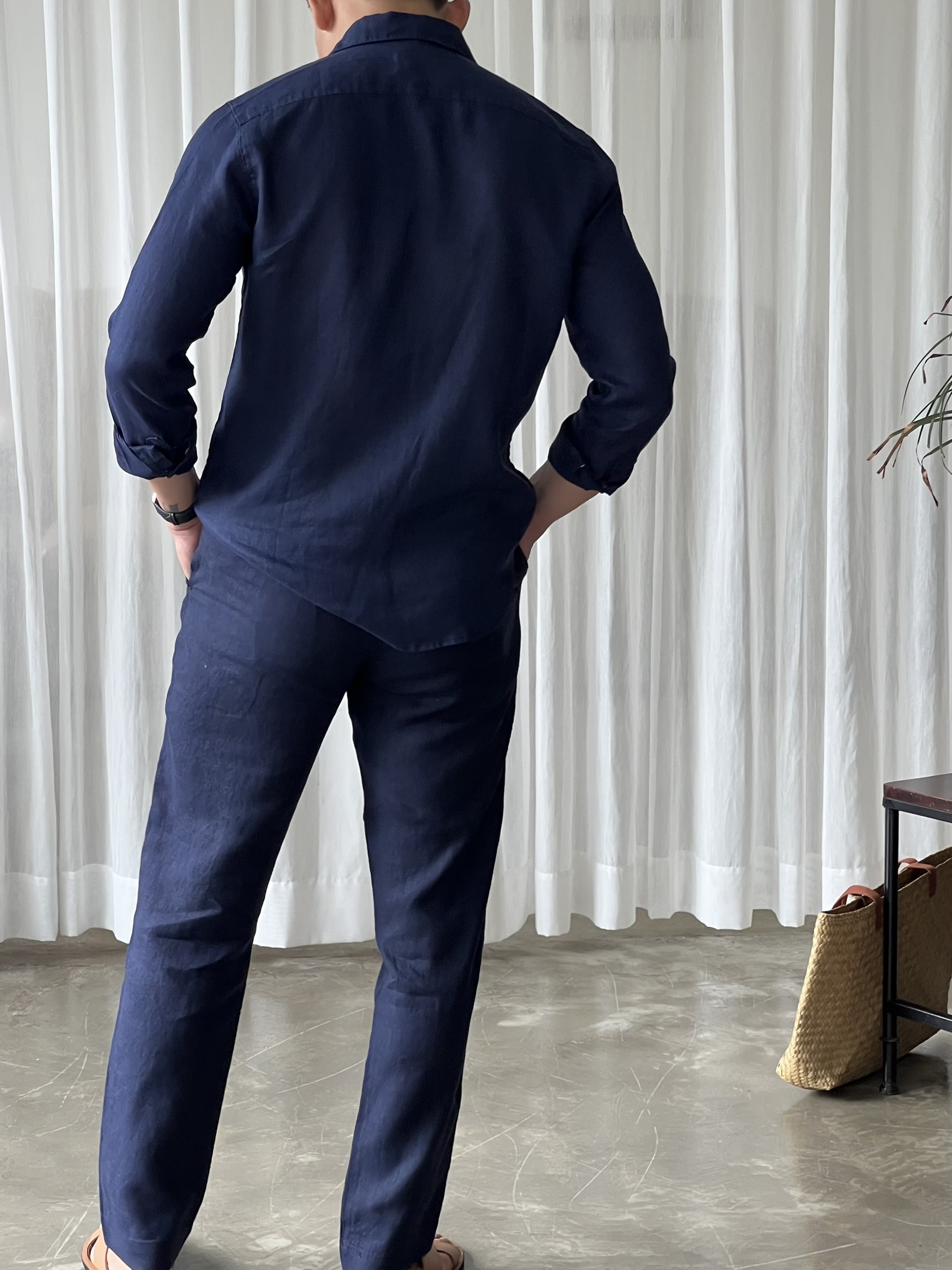 [HIMSTYLE] Quần Dài Nam Linen Cao Cấp Thoáng Mát Chuẩn Form