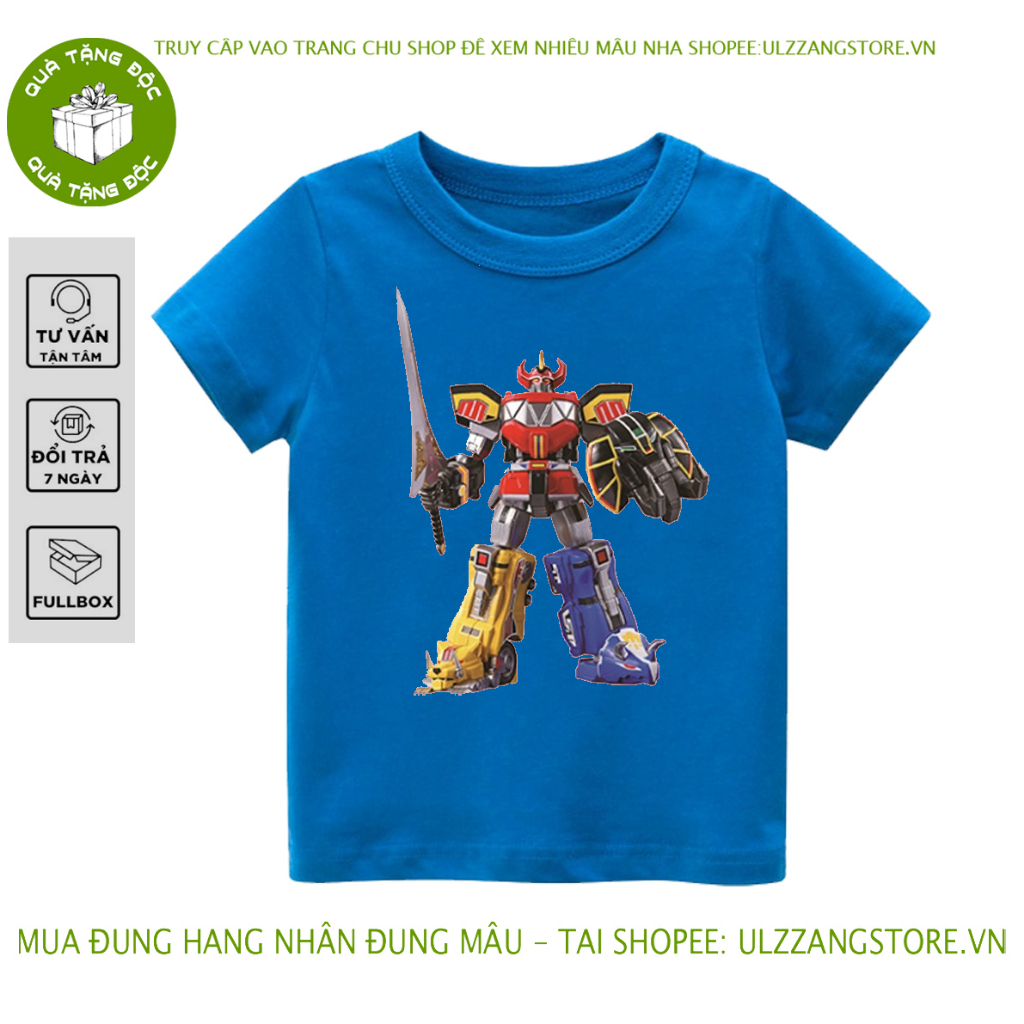 HOT Áo thun trẻ em ROBOT , 4 màu áo, đầy đủ size