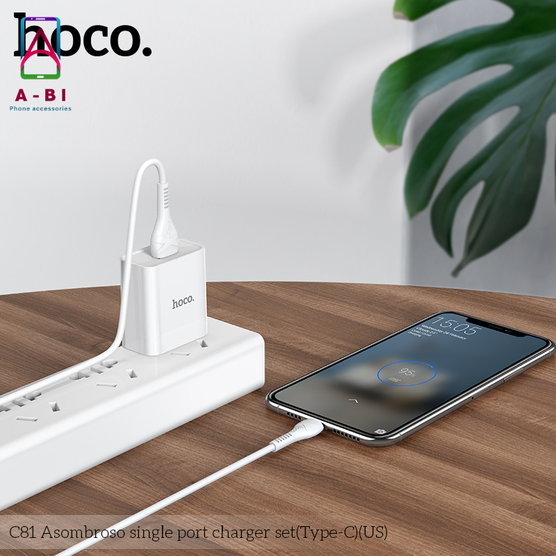 Bộ Củ sạc Hoco C81/C81A - Lightning- Micro- TypeC