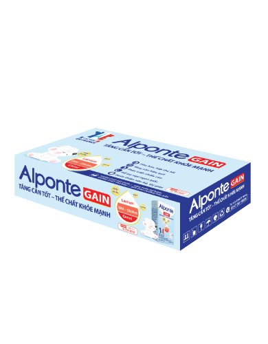 (Date mới) Sữa bột pha sẵn Alponte Gain 110ml/1 hộp (1 thùng có 48 hộp)