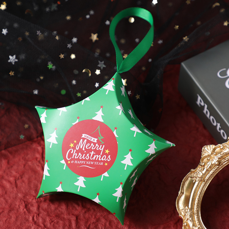 Christmas Eve Box Candy Packaging Box Gift Box Star Box Christmas Gift Box Customizable Christmas Gift Box