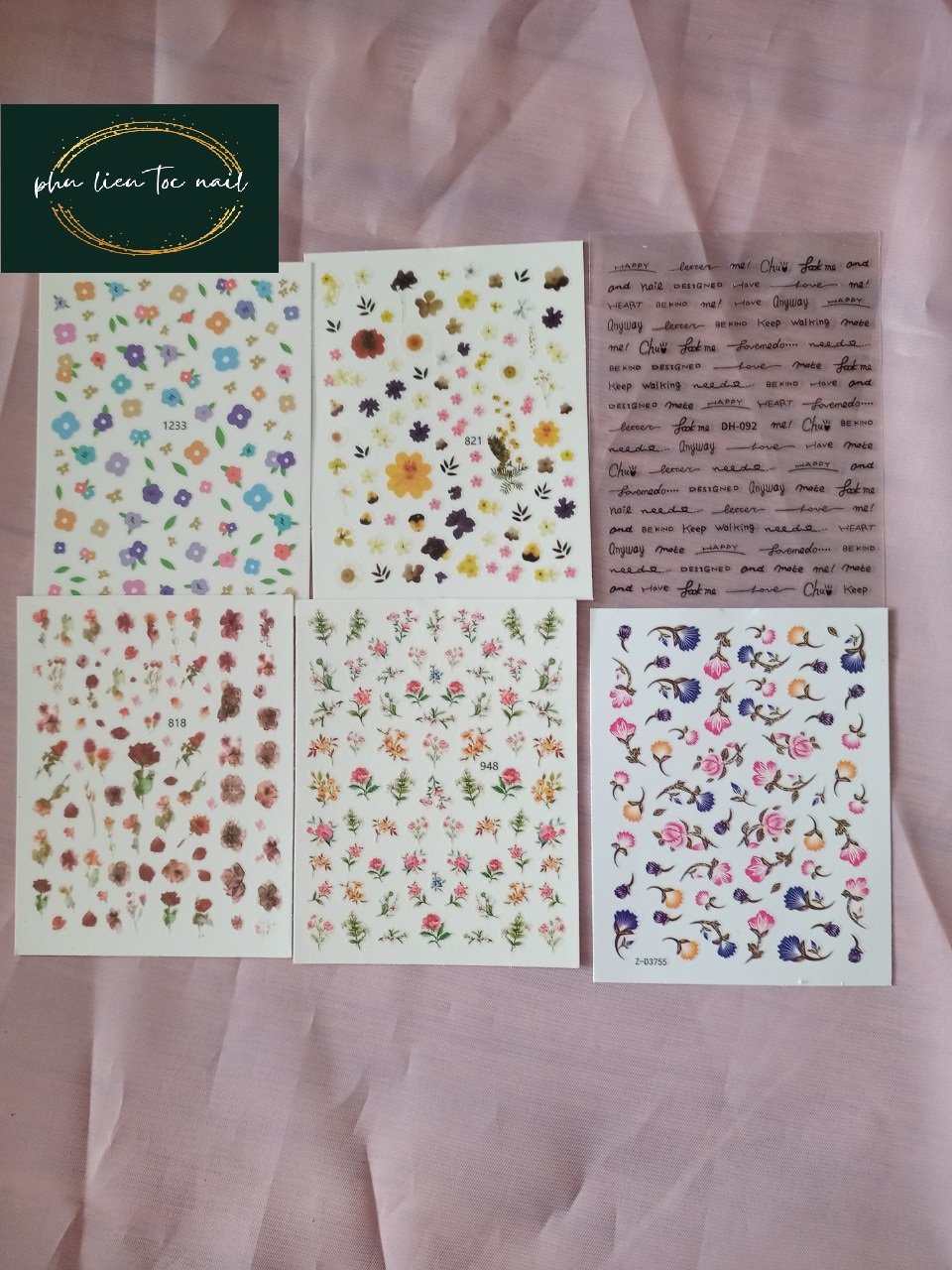 Sticker dán móng có nhiều mẫu  - Trường Thọ, TĐ