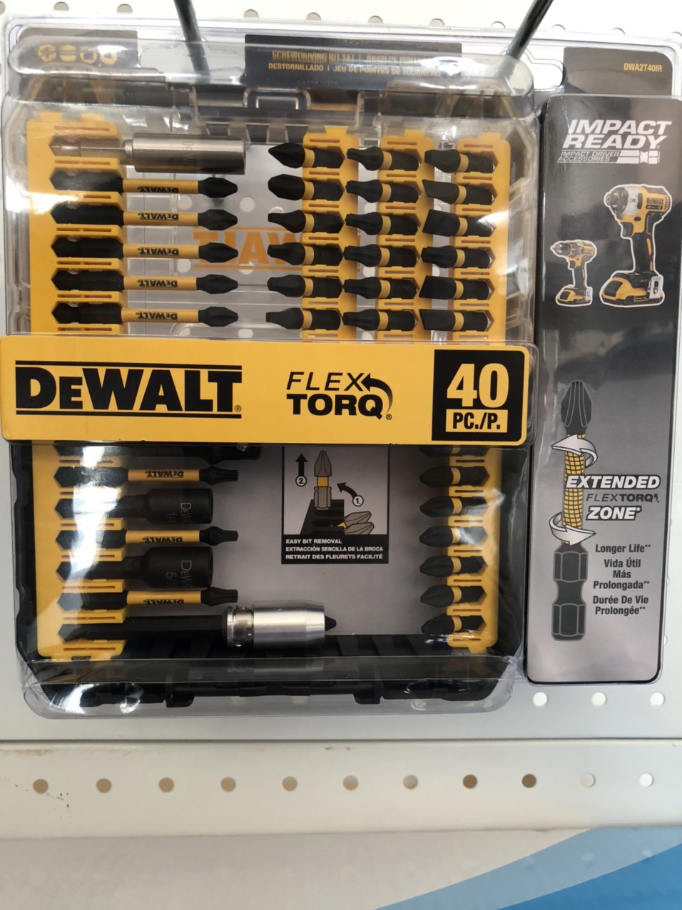 [Chính hãng] Bộ mũi vít 40 chi tiết DeWALT DWA2T40IR