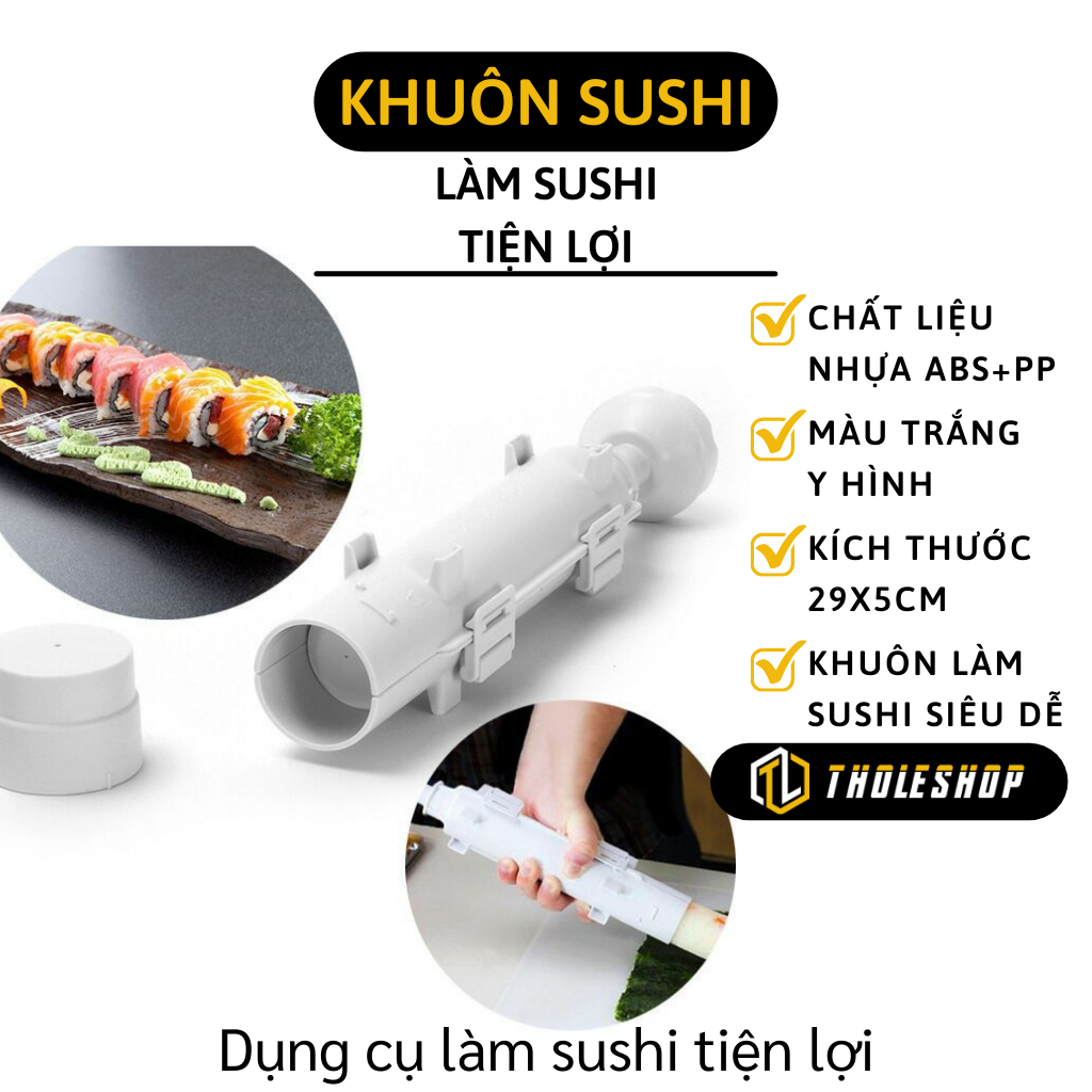 Khuôn làm kimbap - Khuôn làm cơm cuộn, sushi - Ống làm cơm cuộn nhanh chóng, tiện dụng
