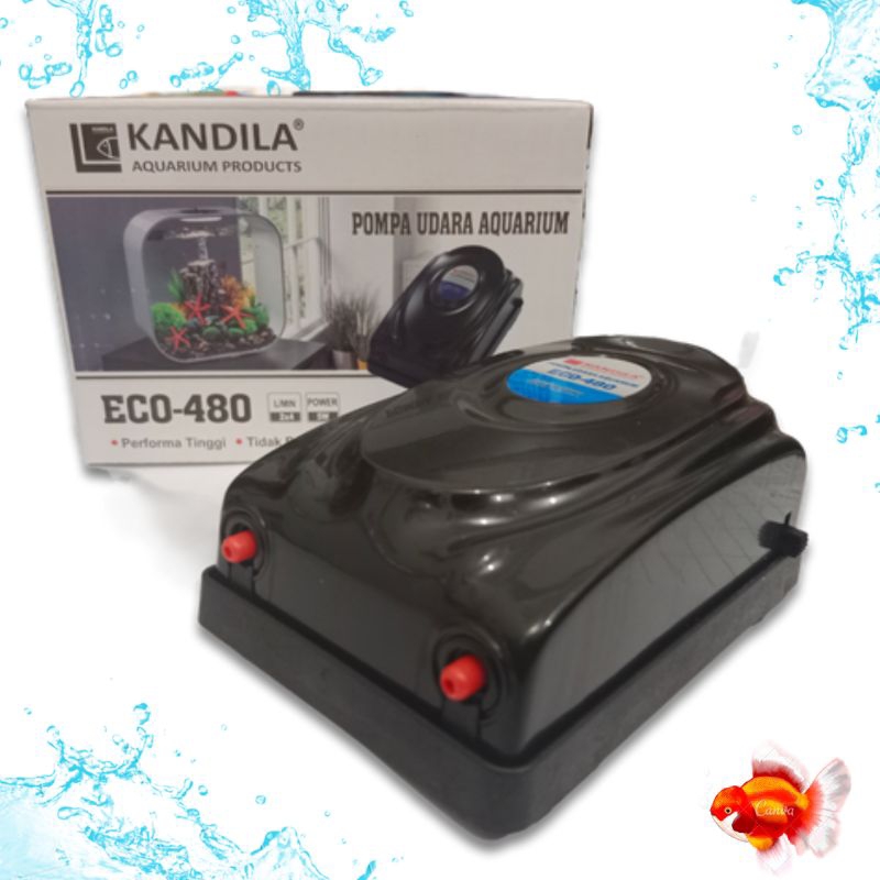 Aerator Airpump Udara 2 Lubang KANDILA ECO 480