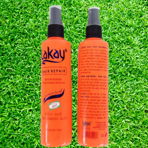 Xịt dưỡng tóc, đạm phục hồi Lakay 150ml