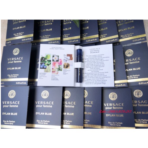 Mẫu thử Vial Nước hoa Versace các mùi