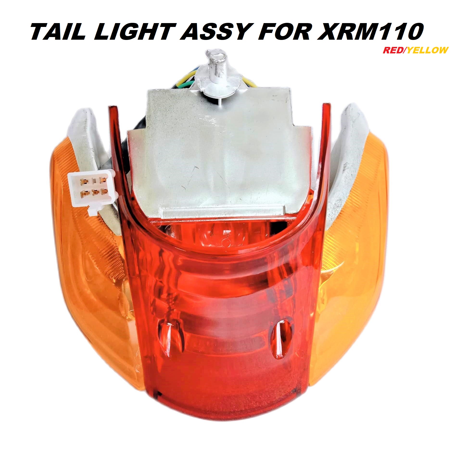TAIL LIGHT ASSY FOR HONDA XRM110 RED/ORANGE Lazada PH