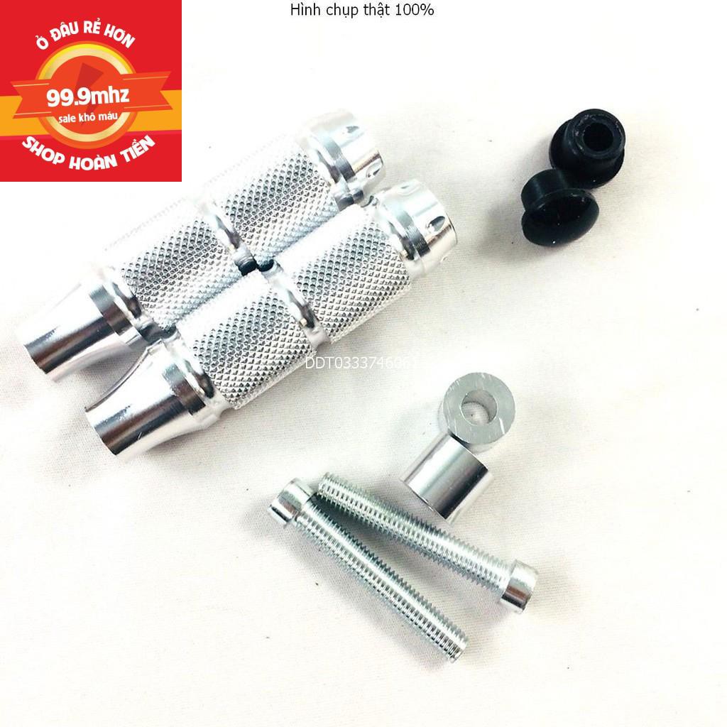 Cặp gù chống đổ cho xe máy rizoma (bạc)