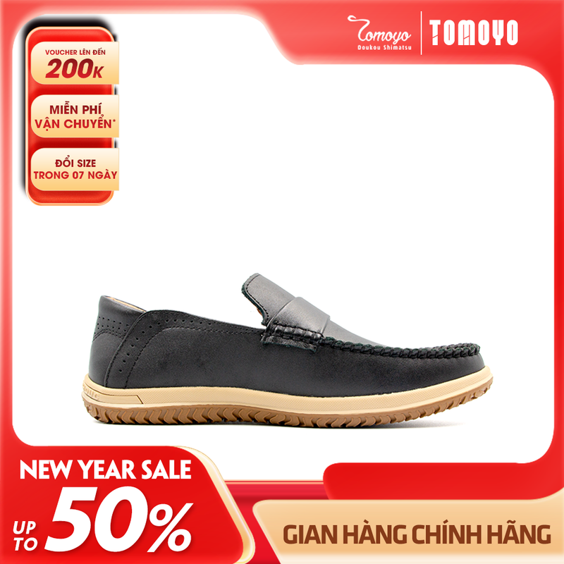 Hunting for a Sale in October | 30% Off Order 199K - Tomoyo Genuine Cow Leather Men's Loafers Tmn23001