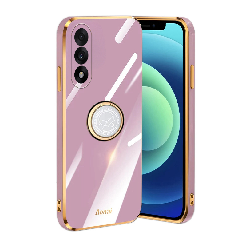 New Phone case OnePlus Nord 5 CE5 Back cover Smooth Electroplated Magnetic Suction Ring Bracket For OnePlus Nord CE5 Nord5 case.