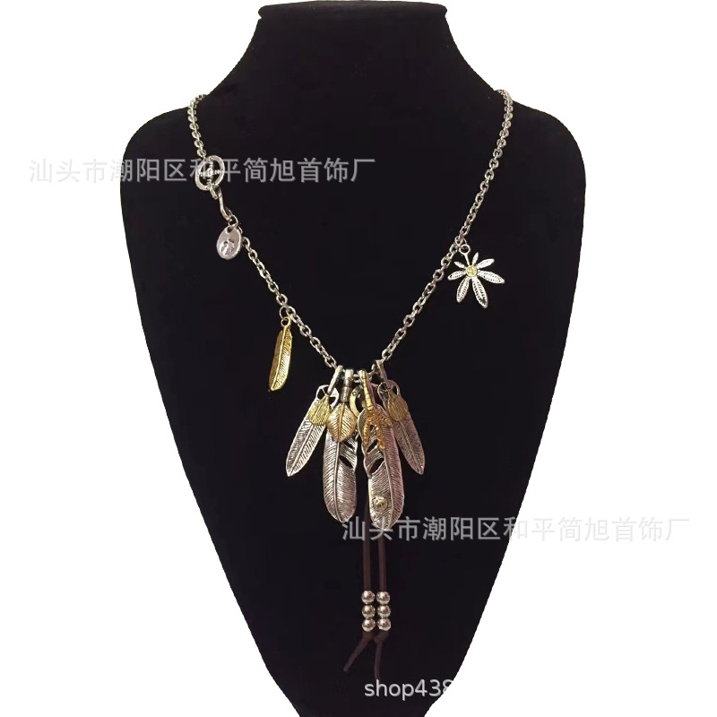 %E3%80%90Must-have%E3%80%91Vintage%20Takahashi%20Original%20Feather%20Necklace%20Men's%20Trendy%20Hip-Hop%20Simple%20Taijiao%20Chain%20All-Match%20Pendant%20-%20Image%203