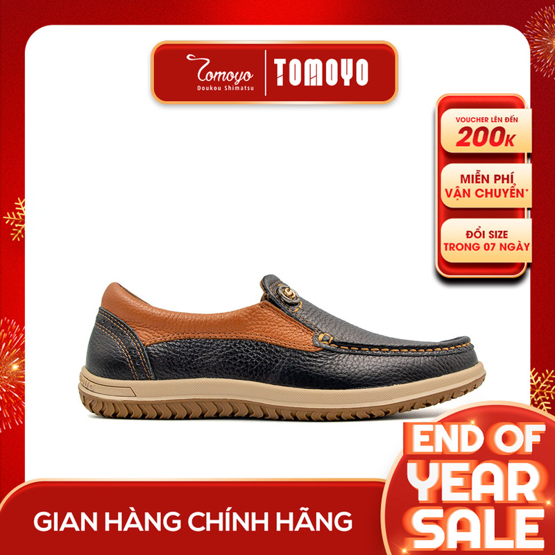 Hunting for a Sale in October | 30% Off Order 199K - Tomoyo Tmn22901 Nappa Leather Men's Loafers