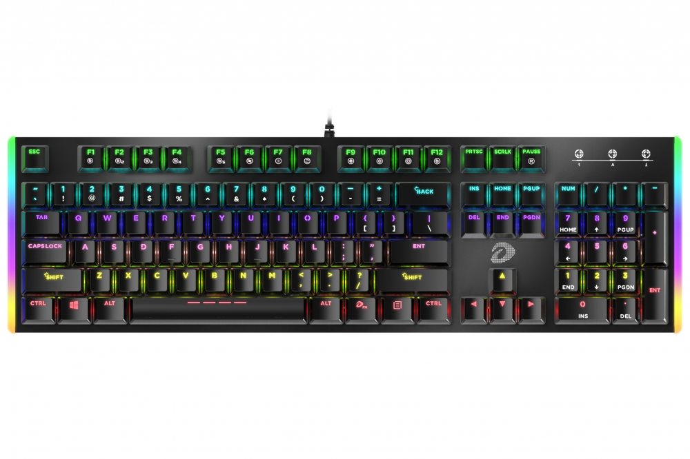 Bàn phím quang cơ Gaming DAREU EK520 (Chống nước, Optical switch, MULTI LED)