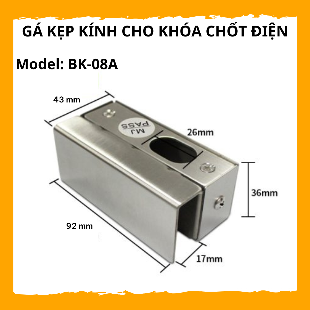 Gá Kẹp Kính Cho Khóa Chốt Điện