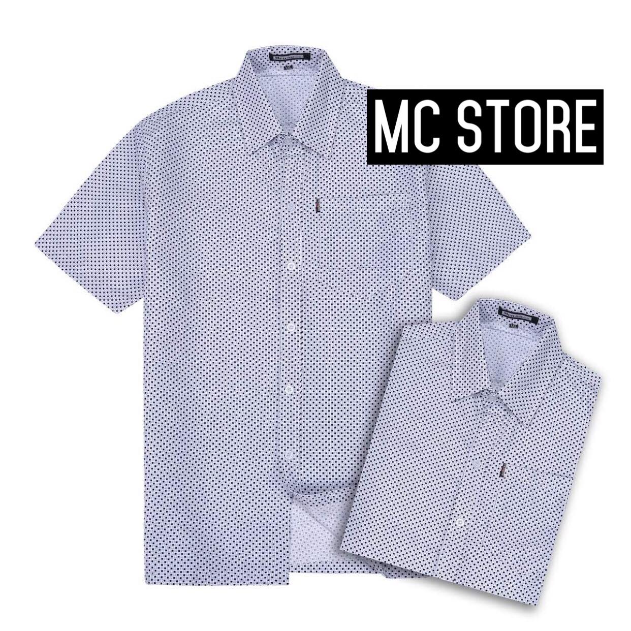 [FreeSip+Discharge]Men's Shirt Random design short sleeve full size 45-90kg SM01