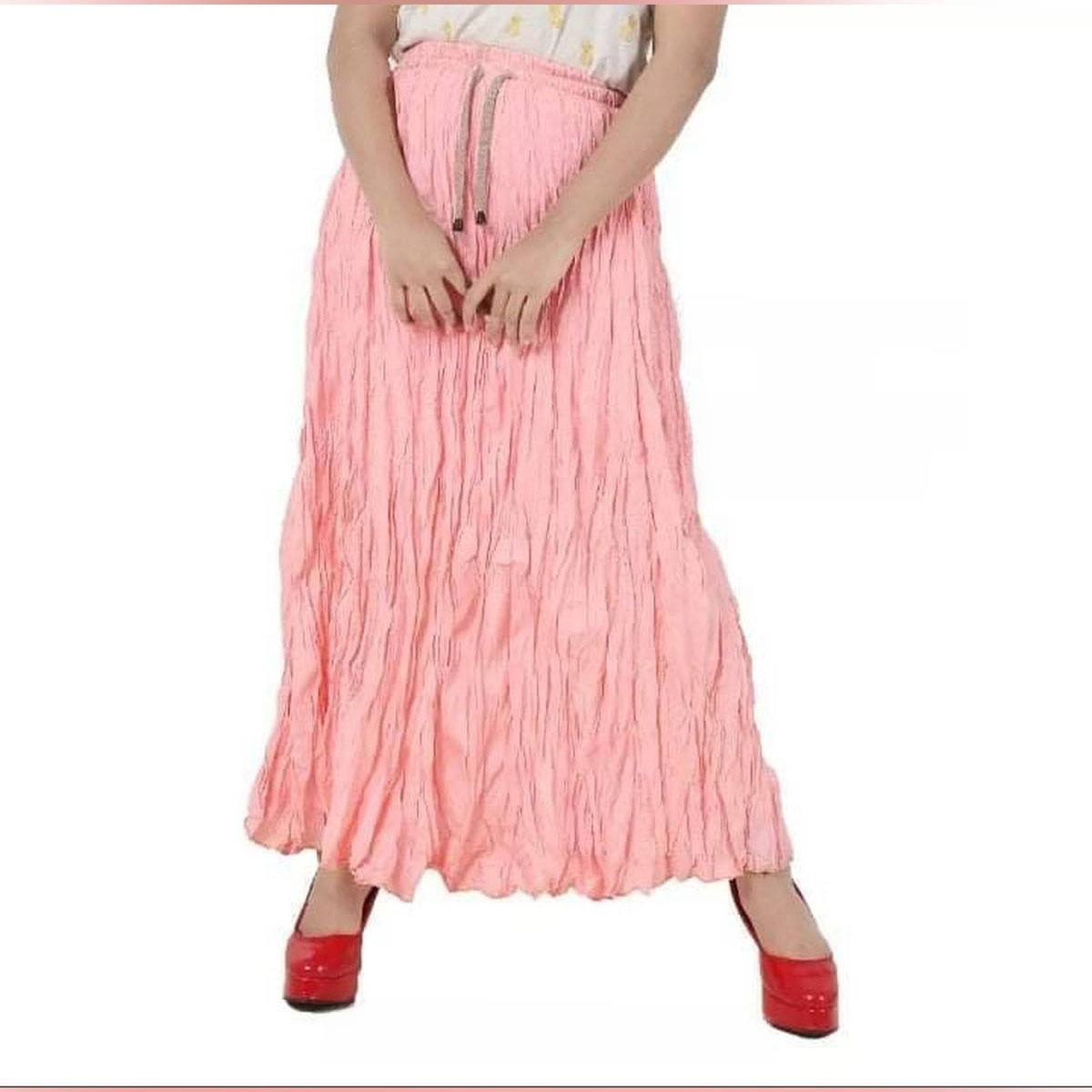 Solid Color Fashionable Skirt For Ladies