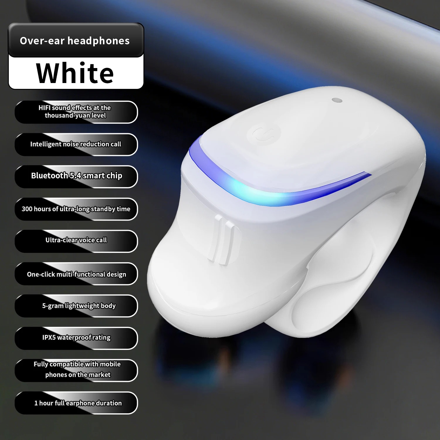 🎧Fast Shipping 🎧 GD29 Single Ear Bluetooth Earphone Stereo Sound Noise ...