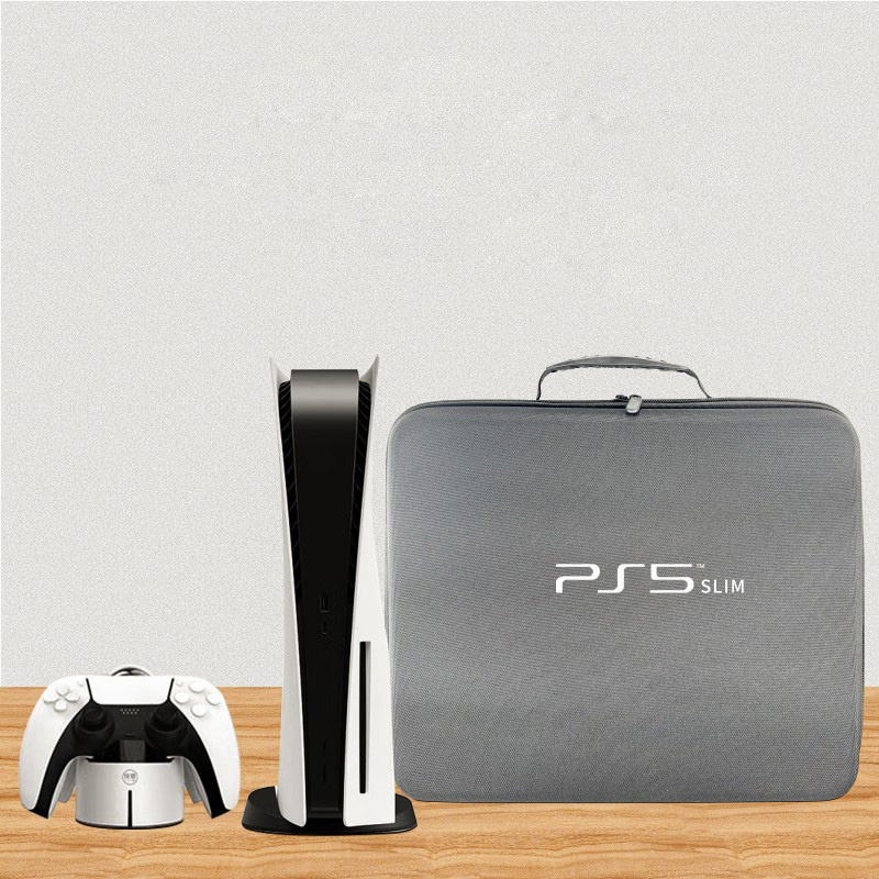 Xingchengec Travel Case Storage Bag Carrying Backpack For PS5 Slim Game Console Bag