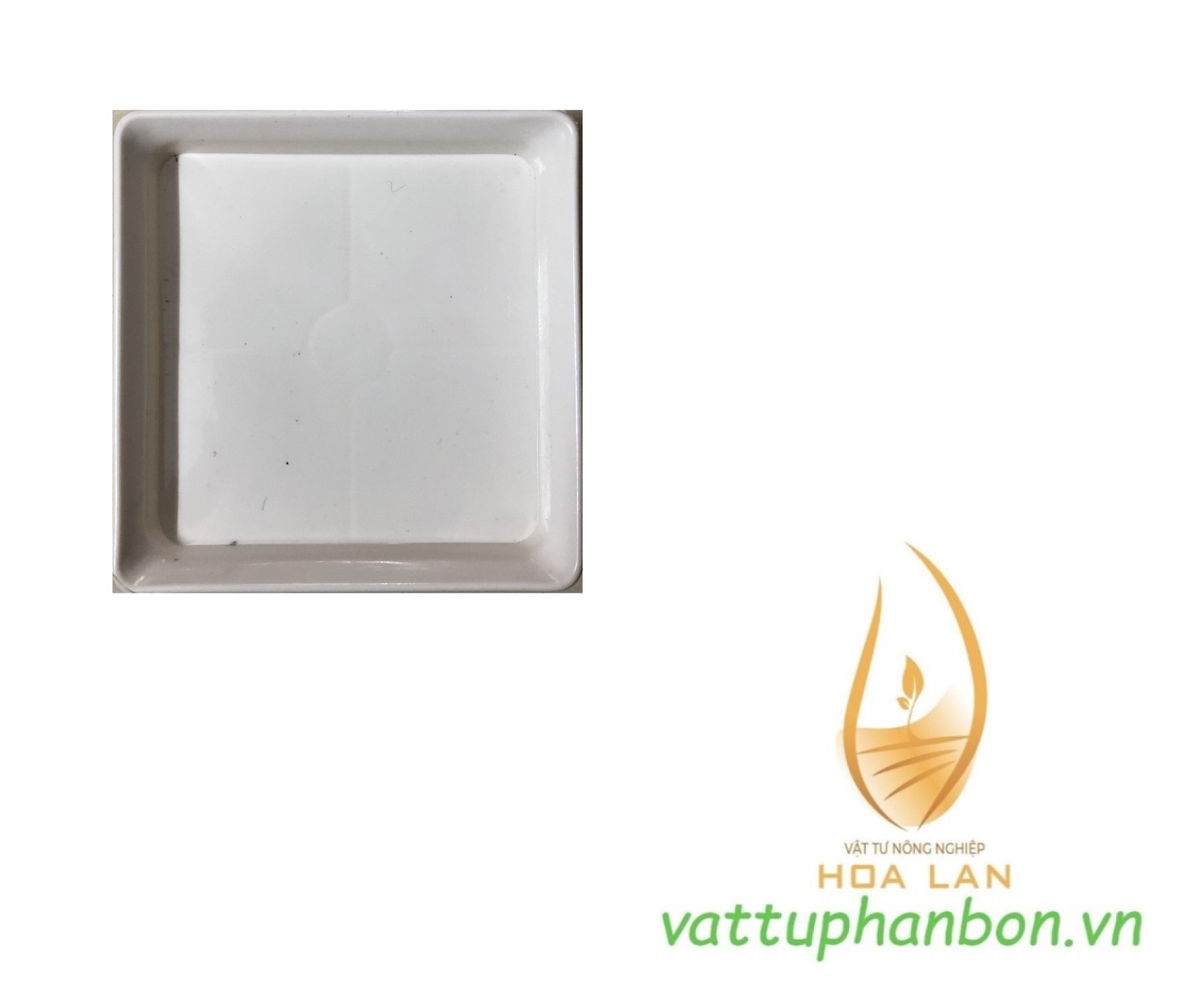 Đĩa lót chậu vuông 9cm - #058C#