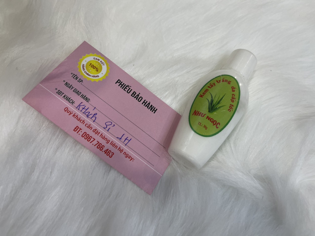 Kem tẩy trắng Như Ngọc hàng chuẩn