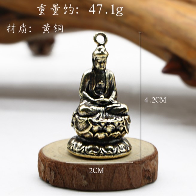 Tượng phật đồng - quan âm như lai địa tạng thích ca - vật phẩm phong thuỷ trang trí