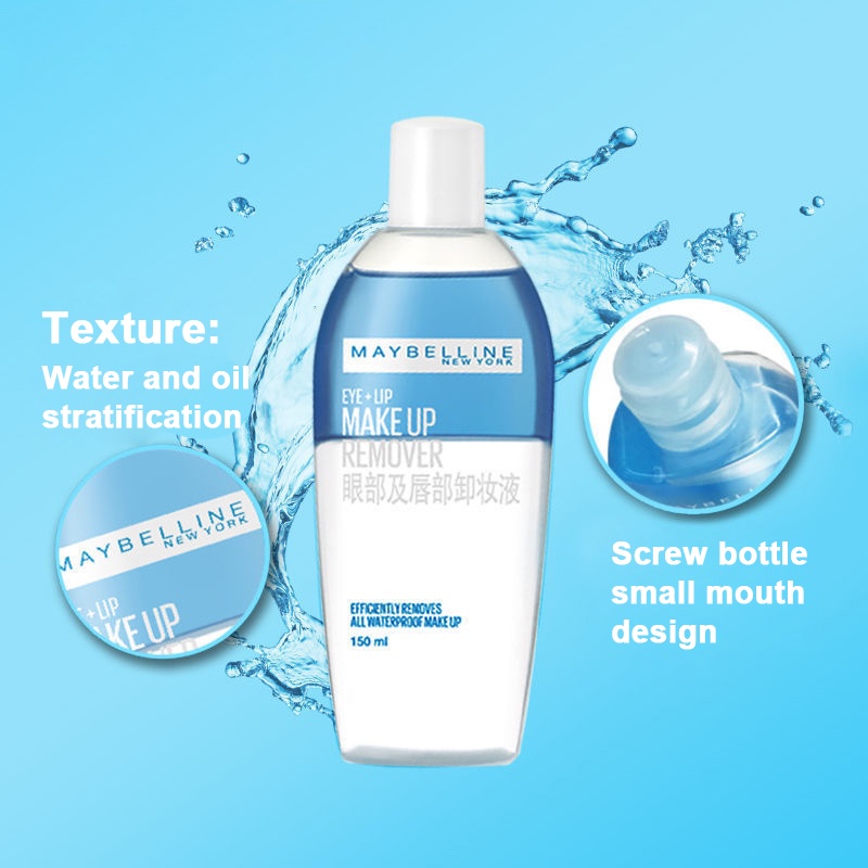 MAYBELLINE Nước Tẩy Trang Mắt Môi 70ml / 150ml
