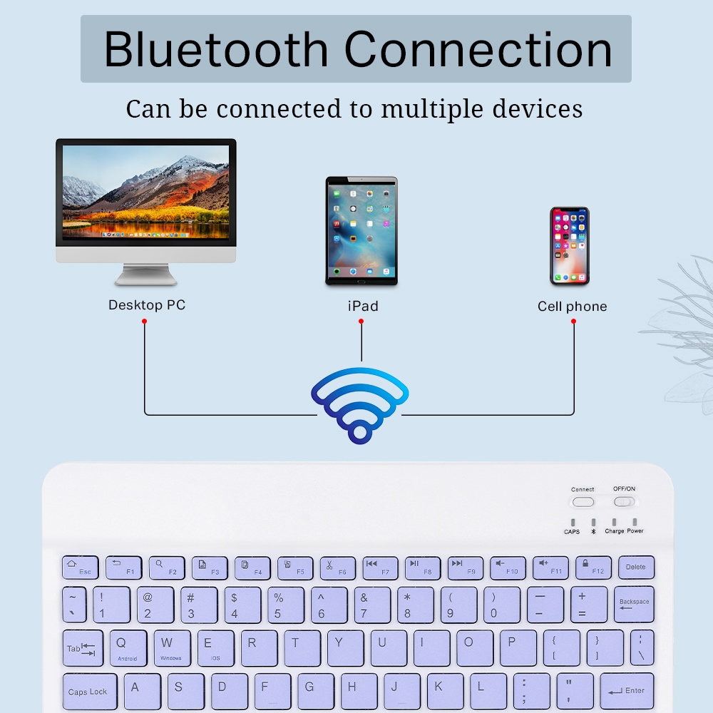 Mini Bàn phím không dây bluetooth Bàn phím ipad điện thoại máy tính bảng Bàn phím bluetooth di động và chuột cho Xiaomi Android Samsung