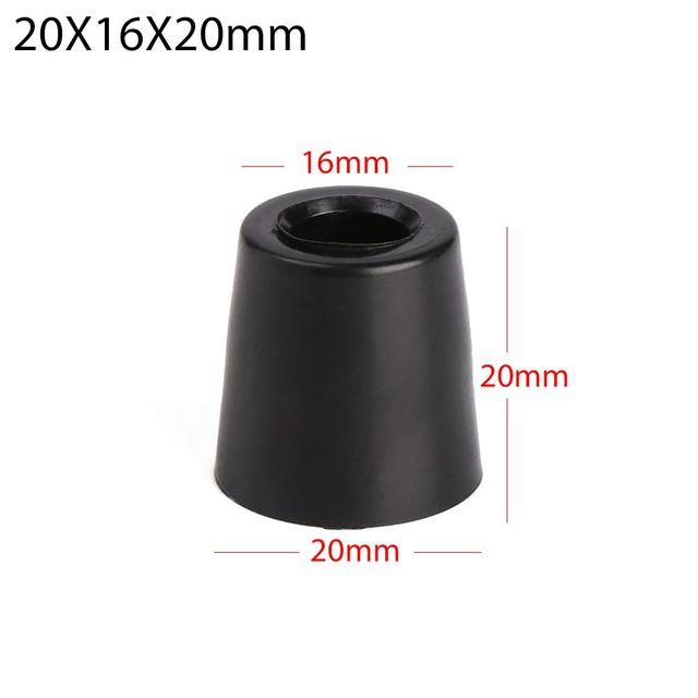 1pack Black Rubber Feet Chair Floor Protector Nonslip Furniture Foot