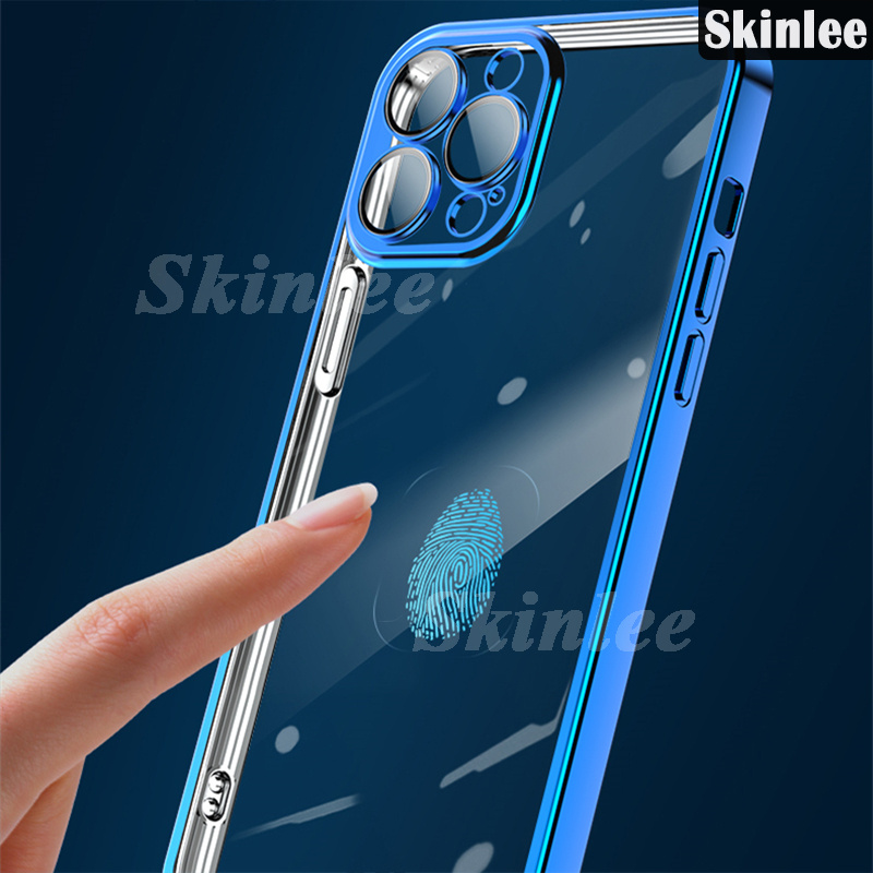 Phone case For OPPO Reno 12 Back cover Transparent Clear Plating Electroplate Shining Clear Soft Cover For OPPO Reno12 Pro Cover cases.