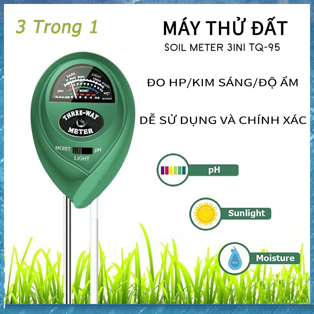 4 Trong 1 Kỹ Thuật Số Máy Đo Độ Ẩm Đất PH Meter Nhiệt Độ Độ Ánh Sáng Mặt Trời Tester Dụng Cụ Làm Vườn Cho Nhà Máy