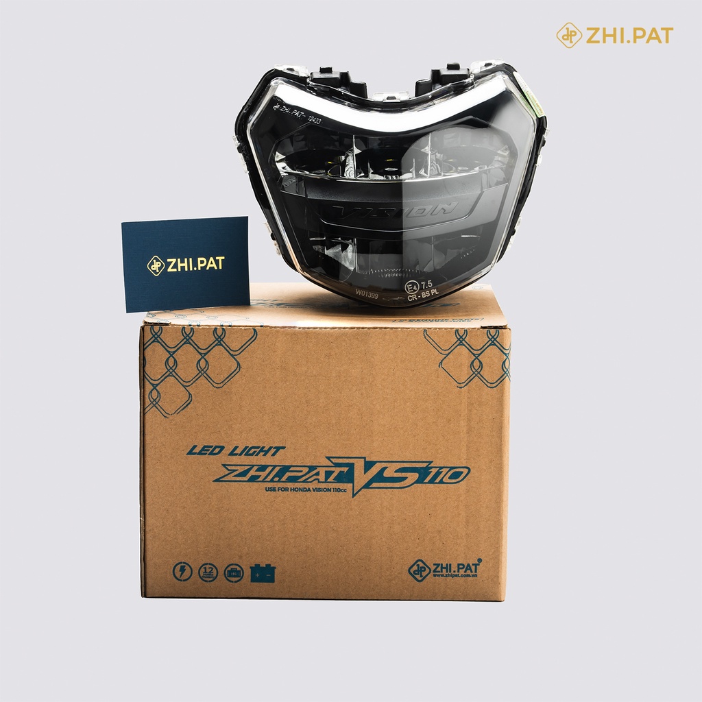 CHÓA LED 2 TẦNG ZHIPAT GẮN VISION 2014 - 2020 (HÀNG HÃNG FULL BOX)