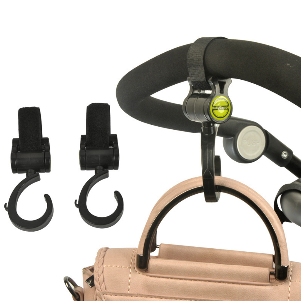 Convenient Multi Purpose Hooks for Grocery Shopping Bags for Buggy Pram Stroller Multifunctional Wheelchair Organizer