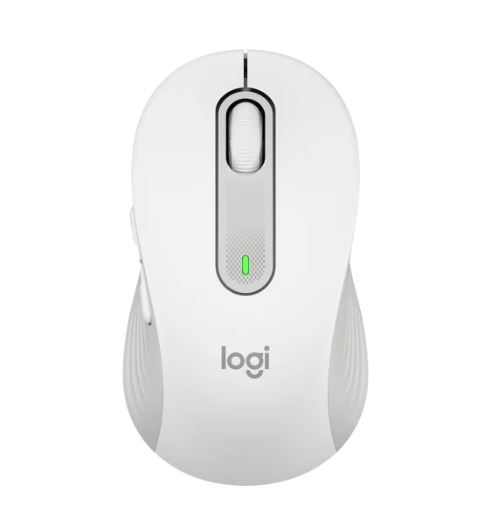 Chuột Không dây Bluetooth + Wireless Logitech Signature M650L (Size L) Màu Trắng Chính Hãng