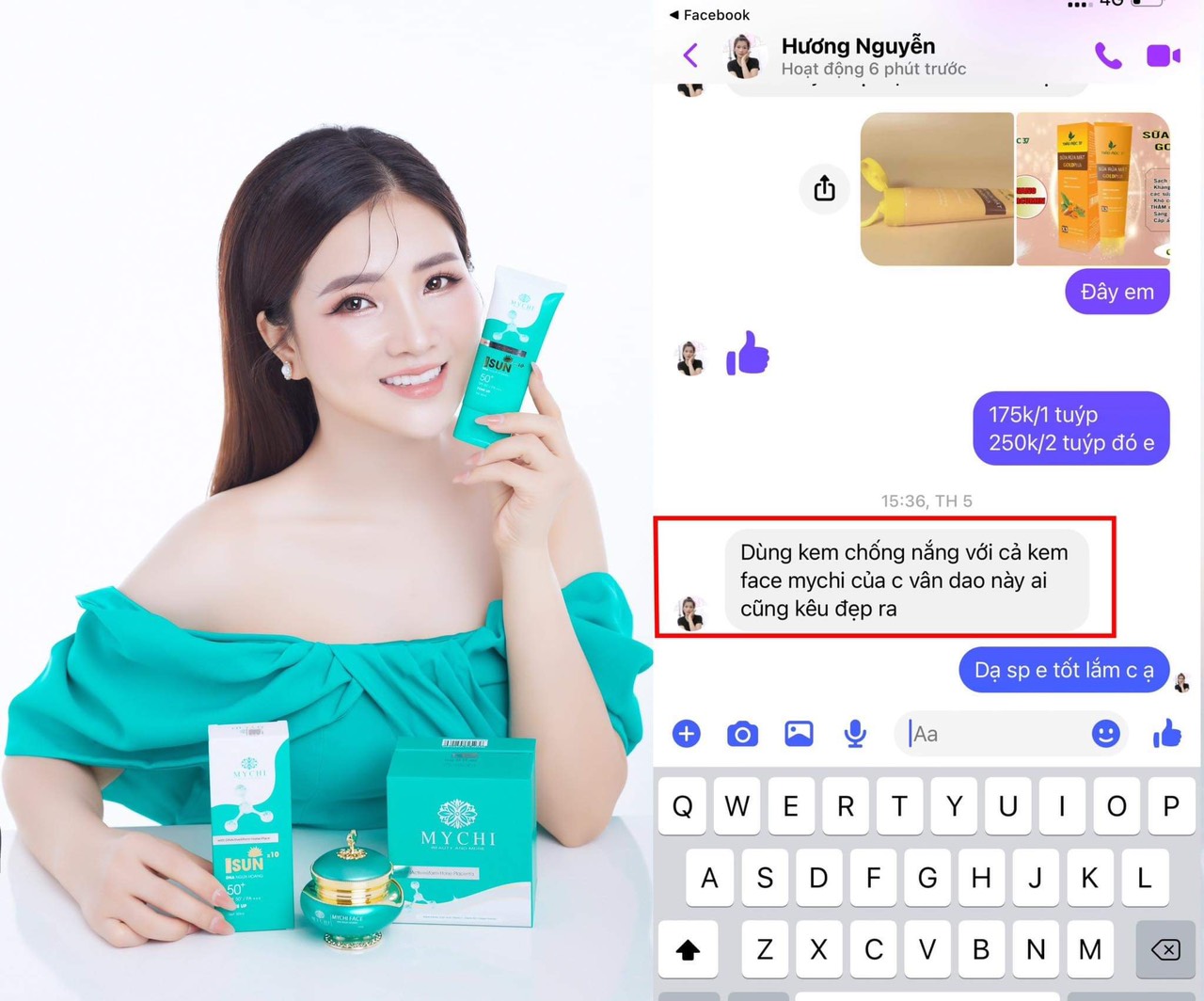 (Tặng tẩy da chết) Kem Dưỡng da mặt Mychi Face - Kem Face Mychi
