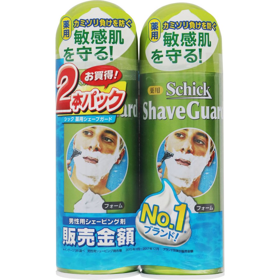 BỌT CẠO RÂU SCHICK  NHẬT BẢN (SET 2 CHAI - MỖI CHAI 200GR)