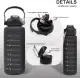 3pcs Water Bottle Colourful 2000ml 800ml 300ml 3 in 1. 