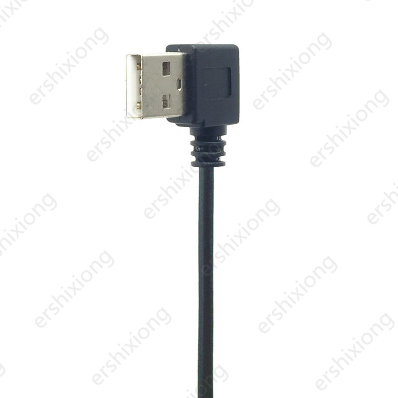 1M Left Angle USB B Cable, USBAB1ML