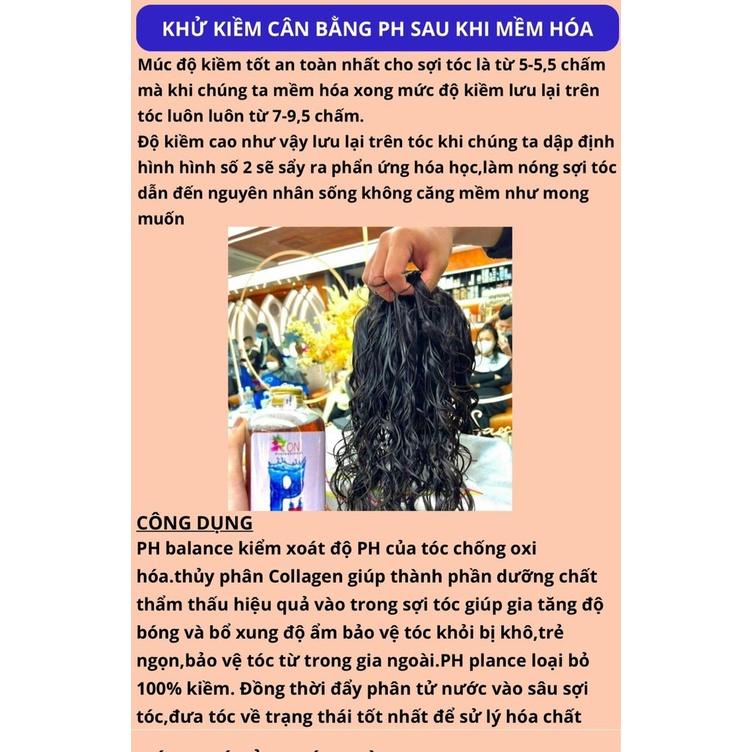RON - PH Khử kiềm cho tóc nhuộm, sấy uốn, hấp tóc AZ008