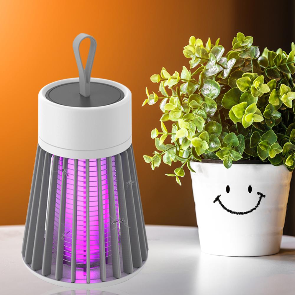 Electric Mosquito Killer Lamp Portable LED Light Fly Bug Insect Trap Zapper