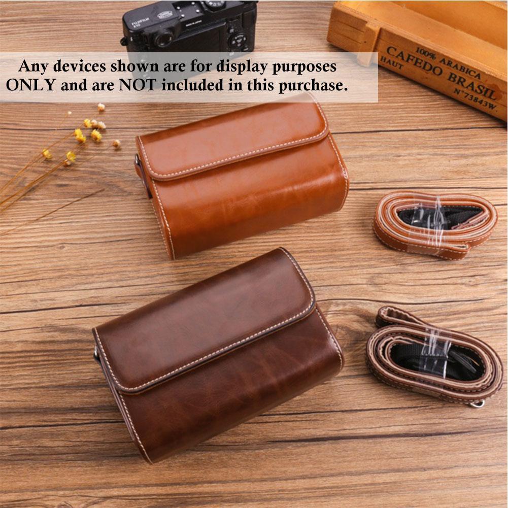 【Bestseller Alert】 Retro Camera Case Bag For Single Rx100 Vii Va Iv Iii Ii Hx90v Hx99 Hx50 Hx30 Hx20camera Bag Digital Dslr K5r1.