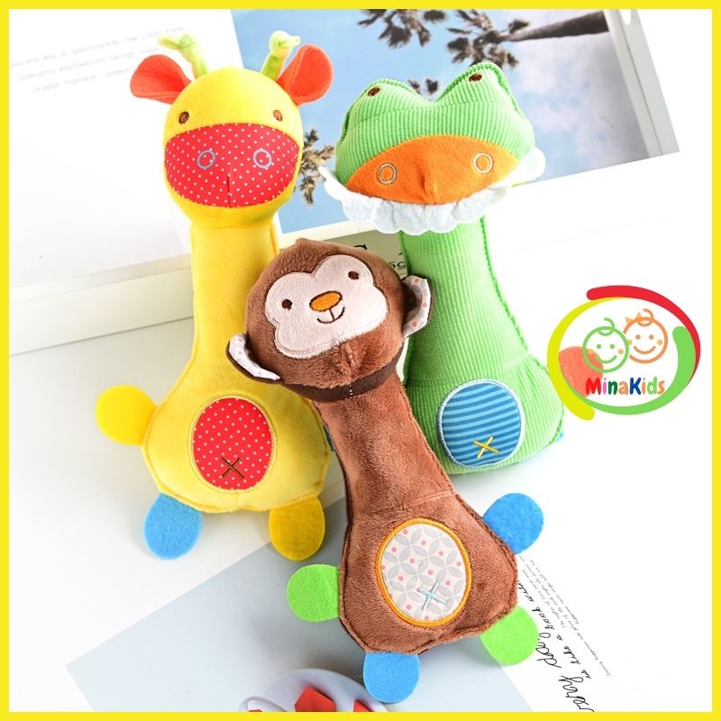 Thú Bông Cầm Tay Cho Bé Đồ Chơi Chút Chít TCT02