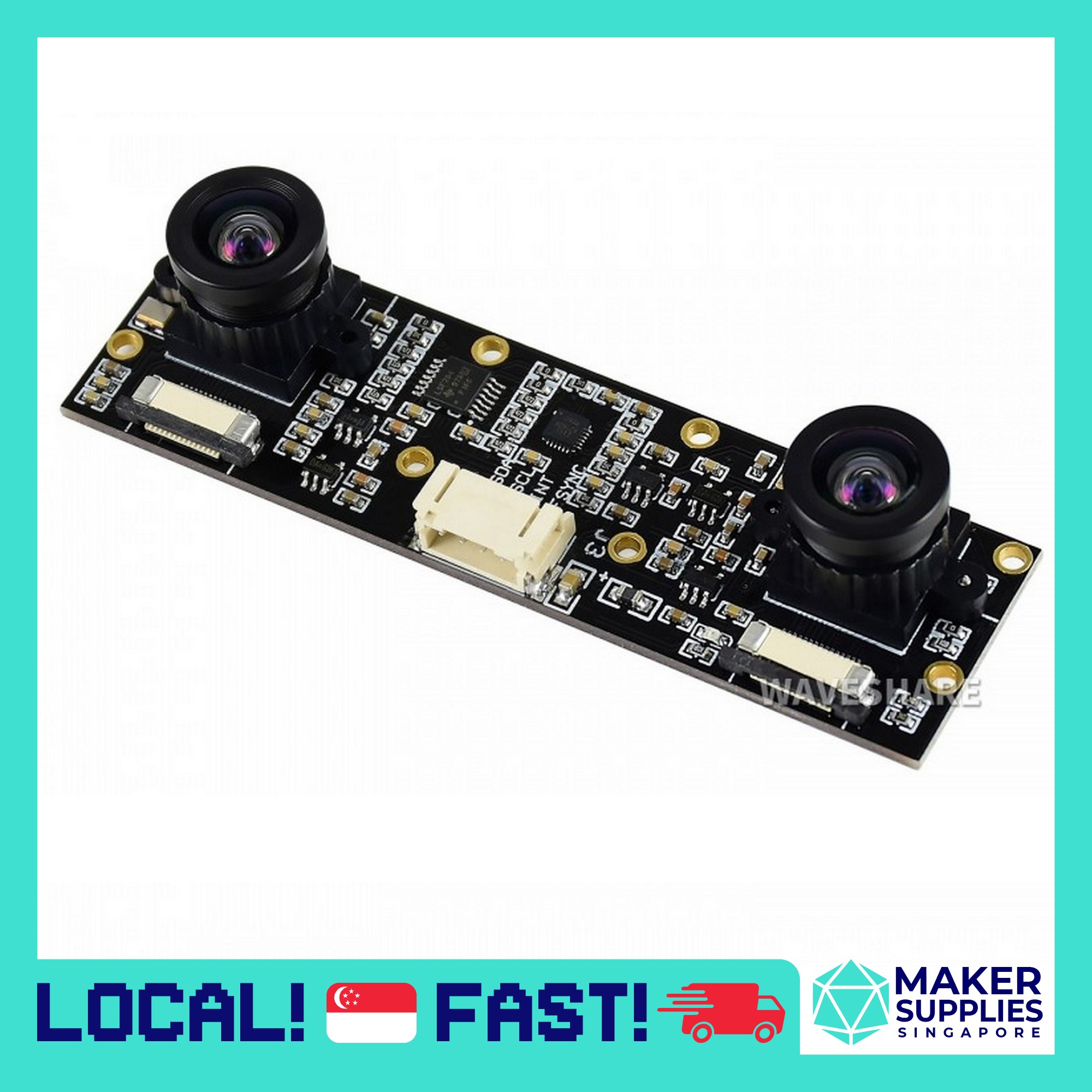 8MP Binocular IMX219-83 Stereo Camera Module Dual Cameras NVIDIA