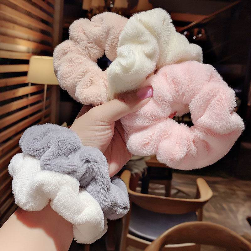 Dây Buộc Tóc/ Scrunchies Lông Mềm Mịn