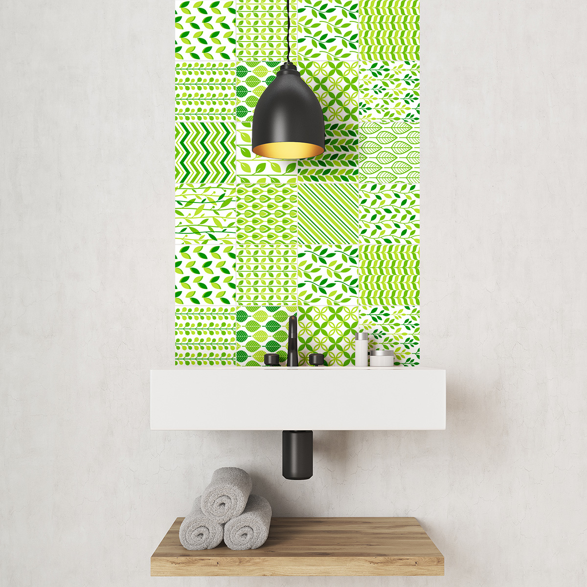 Wall Stickers Cement Tiles Ethnic Baguio 120cm x 30cm | Daraz.com.np