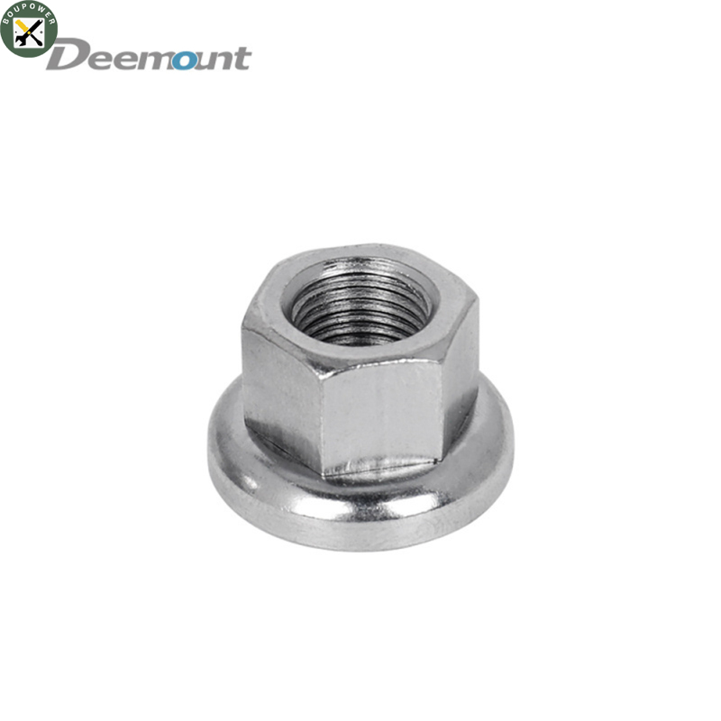 BouPower Bicycle Accessories 9mm Hub Nut Rear Axle Nut Flange Front Wheel 10mm Rear Wheel Screw Anti-skid Front Axle Nut