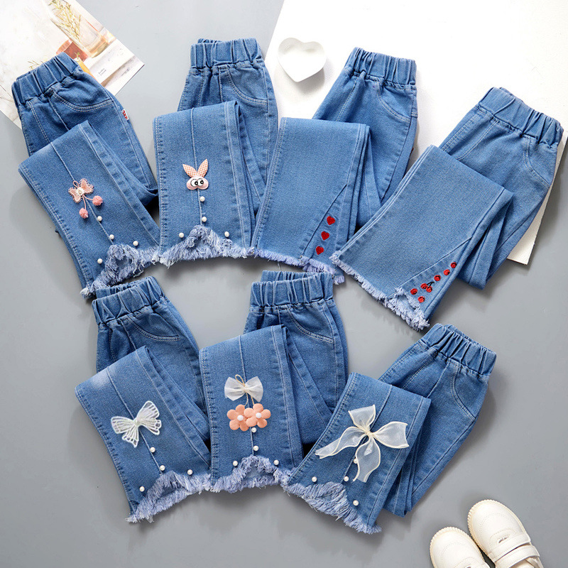 Aweisuan%20Baby%20Girls%20Jeans%20Casual%20Trousers%20Kids%20Flower%20Bow%20Bell-bottoms%20Cowboy%20Pants%20Autumn%20Spring%20Flared%20Jeans%20Children's%20Pants%204-10%20Yrs%20-%20Image%202